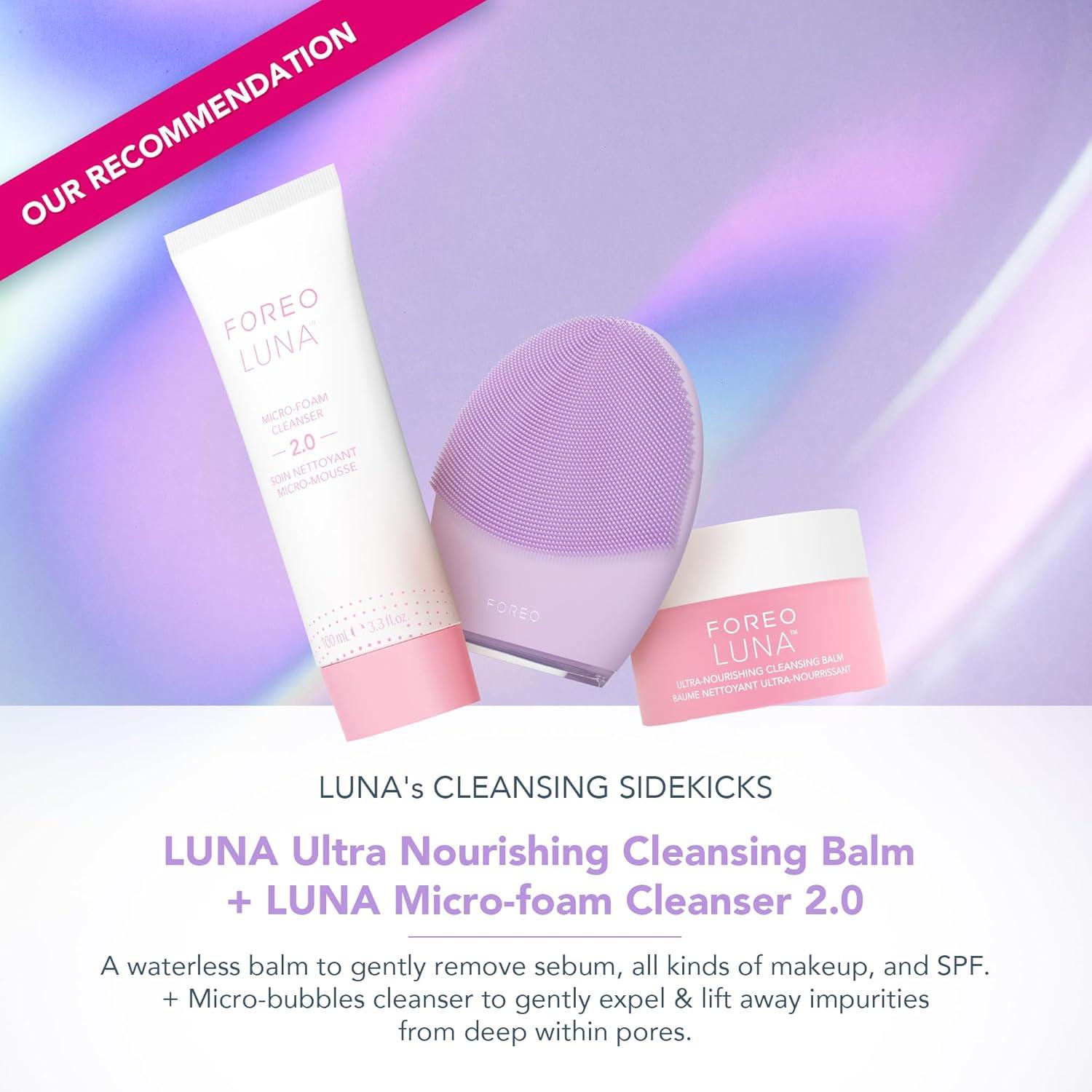 imageFOREO LUNA 4 Face Cleansing Brush Anti Aging Enhances Absorption of Facial Skin Care Products Simple Skin Care Tools Balanced SkinSensitive Skin