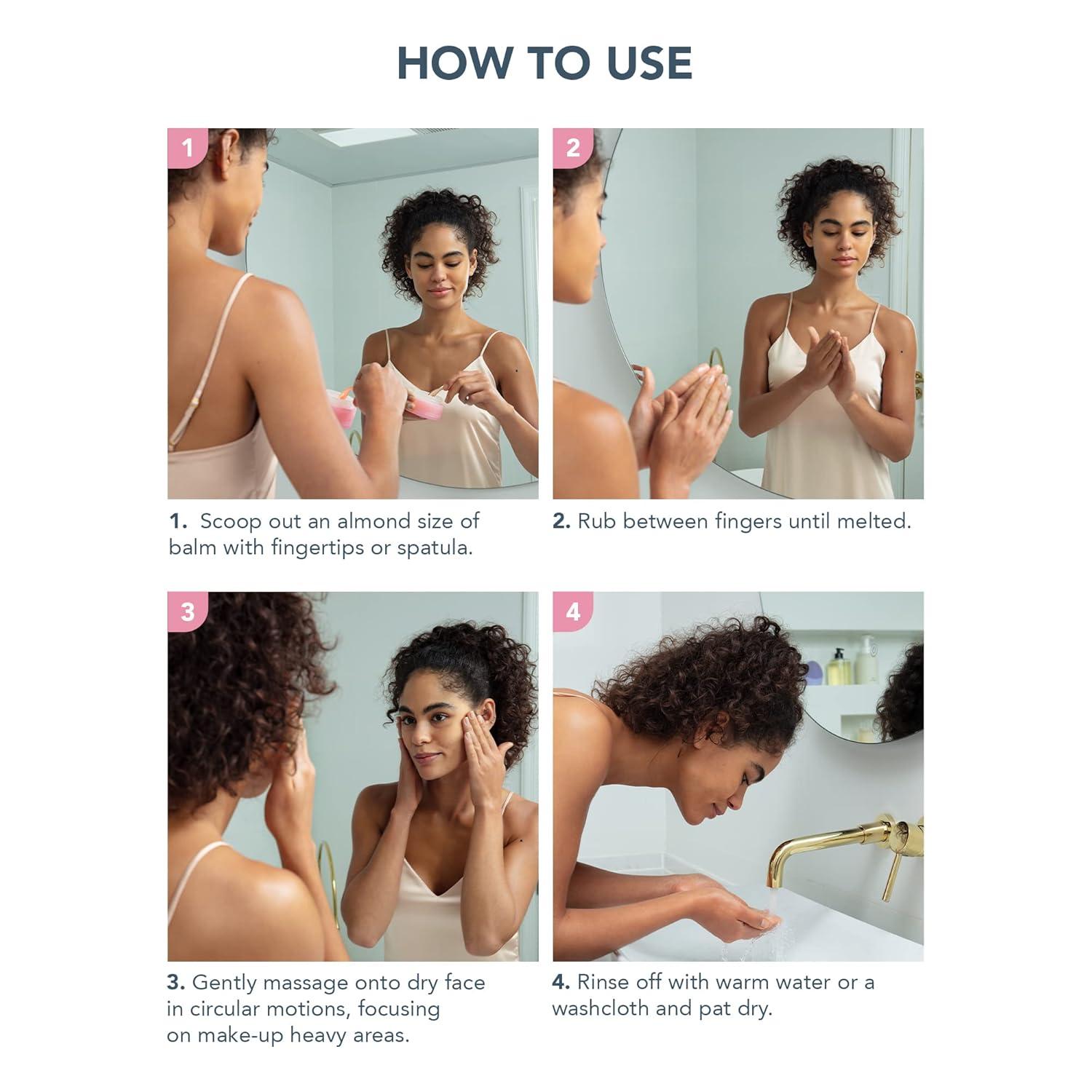 imageFOREO LUNA Nourishing Cleansing Balm Gentle Waterproof Makeup Remover Waterless Oil Cleanser Eye Makeup Remover Vegan Cruelty ampamp FragranceFree EcoFriendly 25 fl oz25 Fl Oz Pack of 1