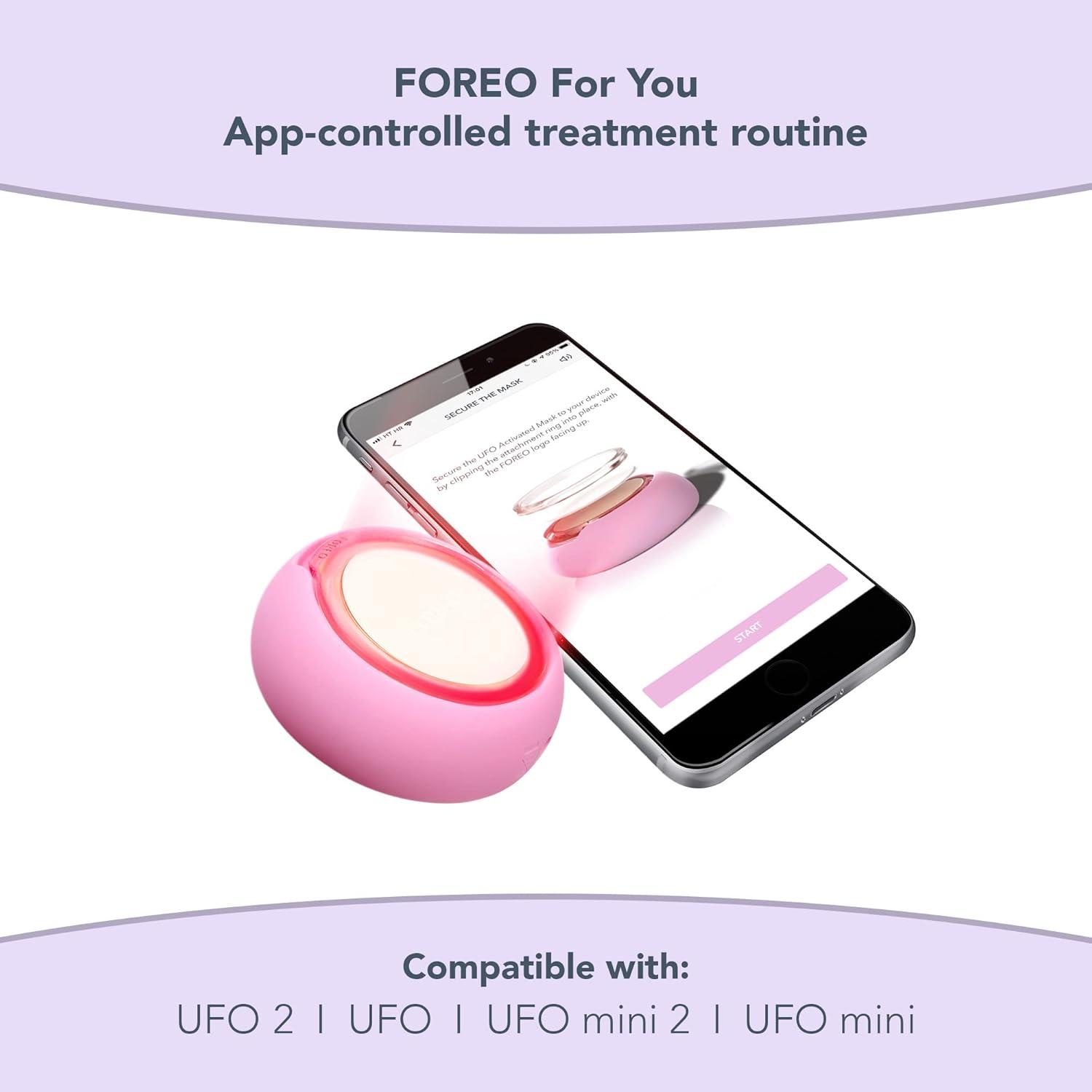 imageFOREO Make My Day UFO Activated Facial Mask for Dry Dehydrated Skin 7 pack Moisturizing ampamp Antipollution Hyaluronic Acid ampamp Red Algae Clean Formula Crueltyfree Compatible with all UFO devicesCall it A Night