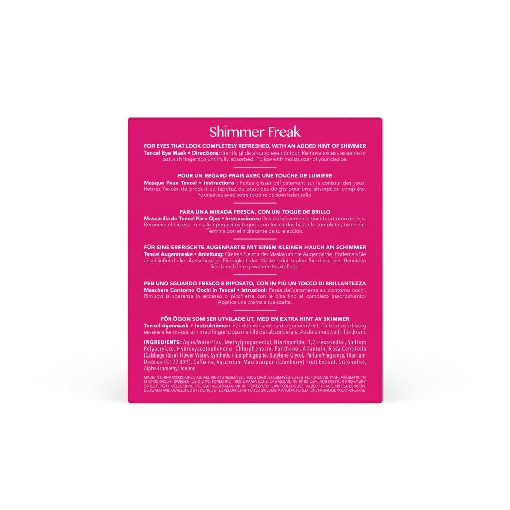 imageFOREO Make My Day UFO Activated Facial Mask for Dry Dehydrated Skin 7 pack Moisturizing ampamp Antipollution Hyaluronic Acid ampamp Red Algae Clean Formula Crueltyfree Compatible with all UFO devicesShimmer Freak