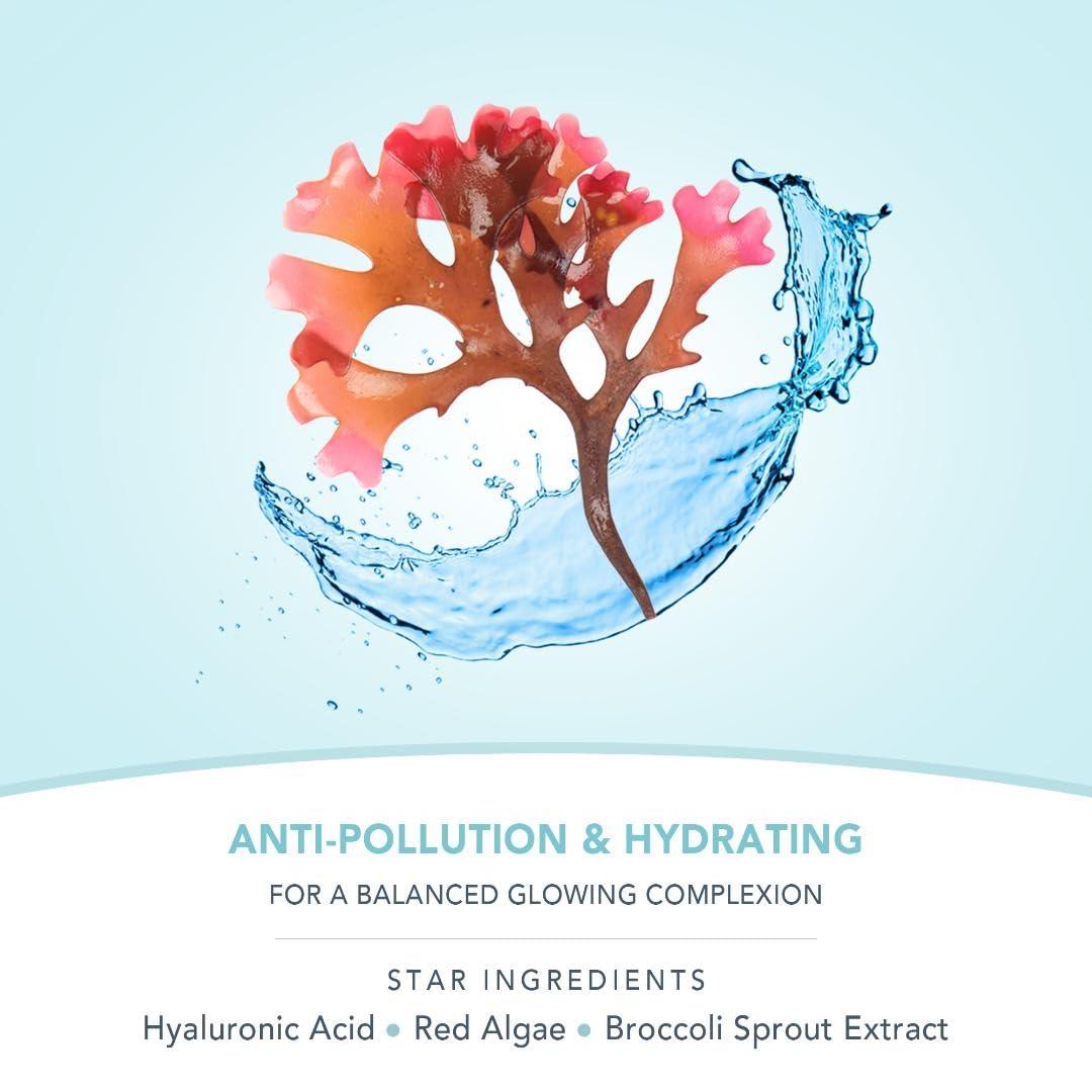 imageFOREO Make My Day UFO Activated Facial Mask for Dry Dehydrated Skin 7 pack Moisturizing ampamp Antipollution Hyaluronic Acid ampamp Red Algae Clean Formula Crueltyfree Compatible with all UFO devicesMake My Day