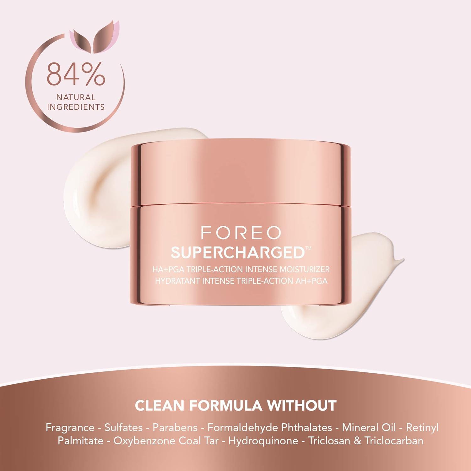 imageFOREO SUPERCHARGED HAPGA Face Moisturizer Wrinkle Cream for Face Hyaluronic Acid ampamp Squalane Vegan Cruelty ampamp Gluten Free Clean Skincare 16 floz16 Fl Oz
