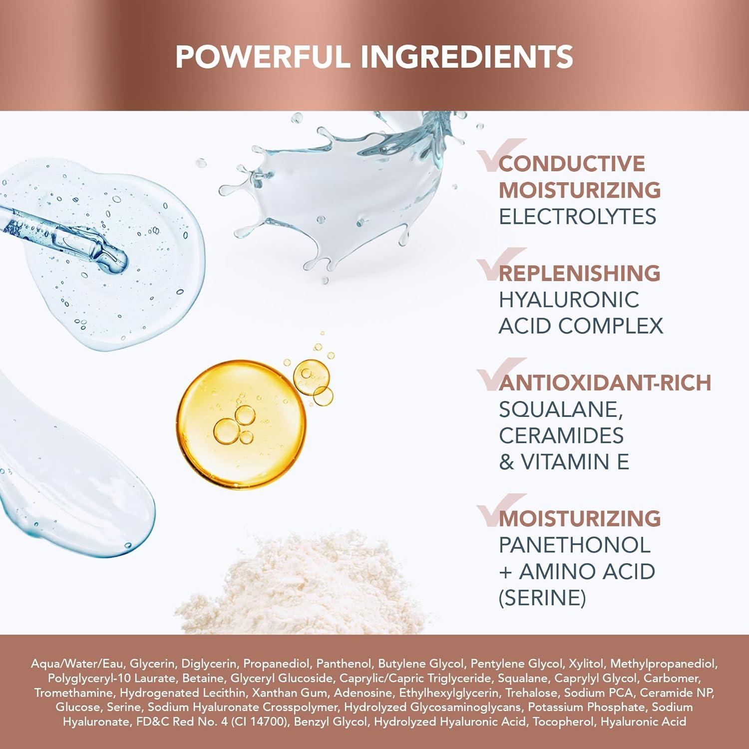 imageFOREO SUPERCHARGED Serum 20 Conductive Skincare Gel Hyaluronic Acid ampamp Squalane Vegan Clean Formula 1 floz