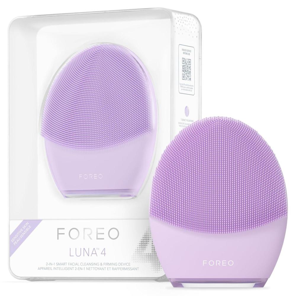 imageFOREO LUNA 4 Face Cleansing Brush Anti Aging Enhances Absorption of Facial Skin Care Products Simple Skin Care Tools Balanced SkinSensitive Skin