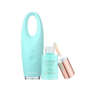 FOREO IRIS 2 Lymphatic Drainage Eye Massager | Dark Eye Circle Remover & Eye Bags Remover | Enhanced Under Eye Cream Absorption | Anti Wrinkle Eye Puffiness Reducer | 2-year Warranty | Mint(Set)