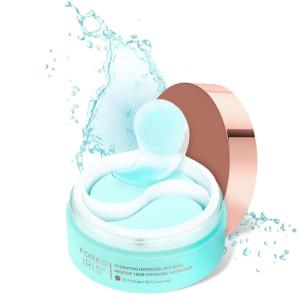 FOREO IRIS Hydrating Hydrogel Eye Mask – Dark Circles Under Eye Treatment for Women & Men – Puffy Eyes Treatment – Hydrating & Refreshing – Vegan – All Skin Types – 60 Under Eye Patches
