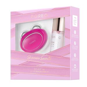 FOREO Skincare Secrets Gift Set: BEAR Smart Microcurrent Facial Toning Device for Instant Full-Face Firming + SERUM SERUM SERUM 1.0 oz Micro-Capsule Youth Preserve, Squalane, Sodium Hyaluronate & HA(BEAR + Serum)