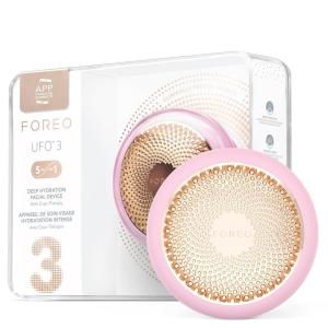 FOREO UFO 3 Deep Face Moisturiser – 5-in-1 Facial Spa – Red Light, Warming, Cooling, Face Massage, Anti Aging – Face Mask Skin Care – Fuchsia(Pearl Pink)