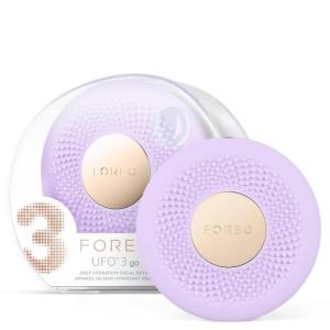 FOREO UFO 3 go Travel-friendly Face Mask Skincare Device – Face Moisturiser – Anti-Aging – Red Light – Warming – Facial Massage – Compact – App-connected – Evergreen(Lavender)