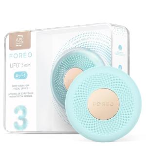 FOREO UFO 3 mini 4-in-1 Face Mask Skincare Device – Face Moisturiser – Anti-Aging – Full spectrum Light & Red Light – Warming – Facial Massage – App-connected – Pearl Pink(Artic Blue)