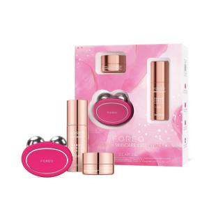 FOREO BEAR 2 Set – Skin Care Set – Microcurrent Facial Device+ SUPERCHARGED SERUM 2.0,1 fl oz+ SUPERCHARGED HA+PGA Triple Action Intense Moisturizer,0.5 fl oz- Anti Aging- Skin Care Tools