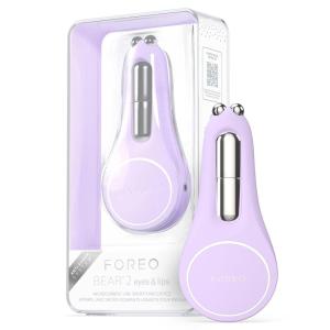 FOREO Bear 2 Eyes & Lips – Microcurrent Line Smoothing Instant Face Lift – – Eye Care Device – Brow Lift – Dark Circles Under Eye Treatment & Lip Plumper Device – Firming Beauty Products – Lavender(Lavander)